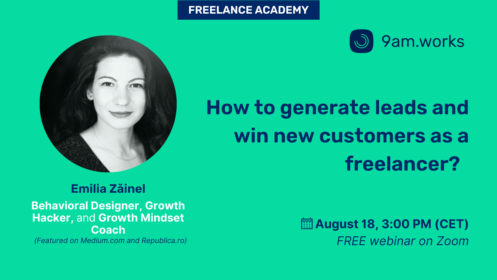 how to generate leads and win new customers as a freelanser-emilia zainel-1